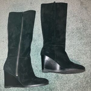 Franco Sarto Knee High Wedge Boots